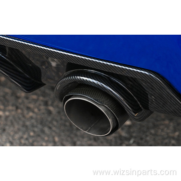 Car Exhaust Tips Two Carbon Fiber